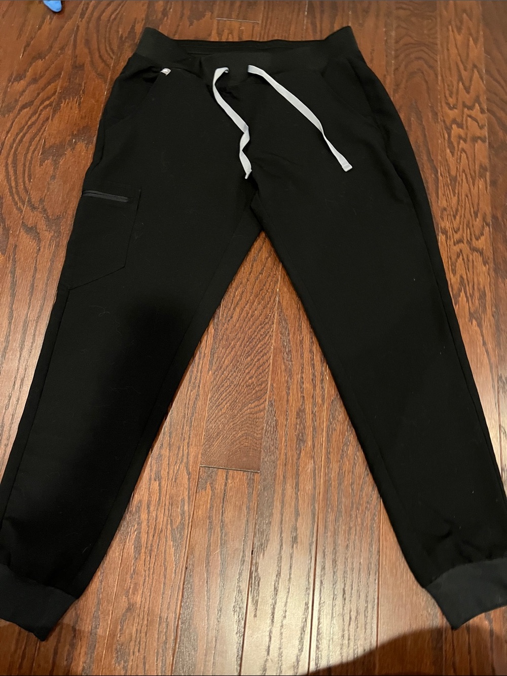 Figs Black Scrub Top and Pants Set - Picture 5 of 6